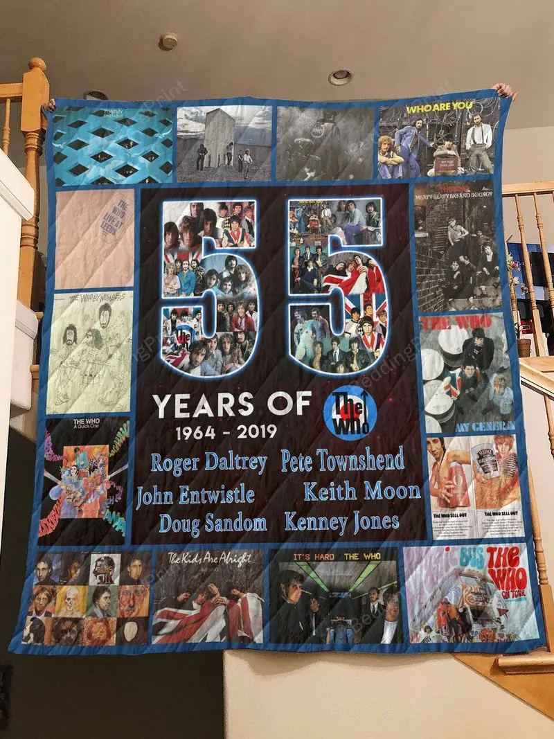 55 years of the who quilt blanket d2353828