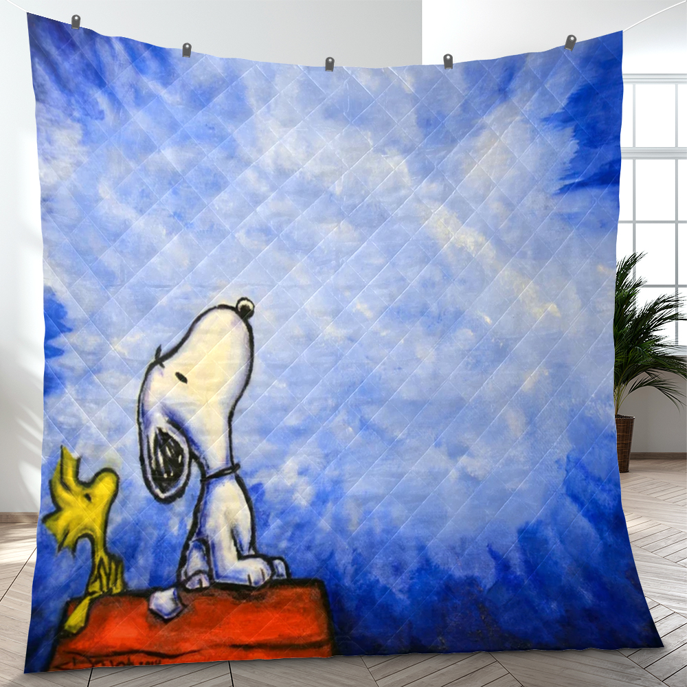 Snoopy Customized Style Quilt Blanket - Best Gifts For Fans, Birthday (Custom)