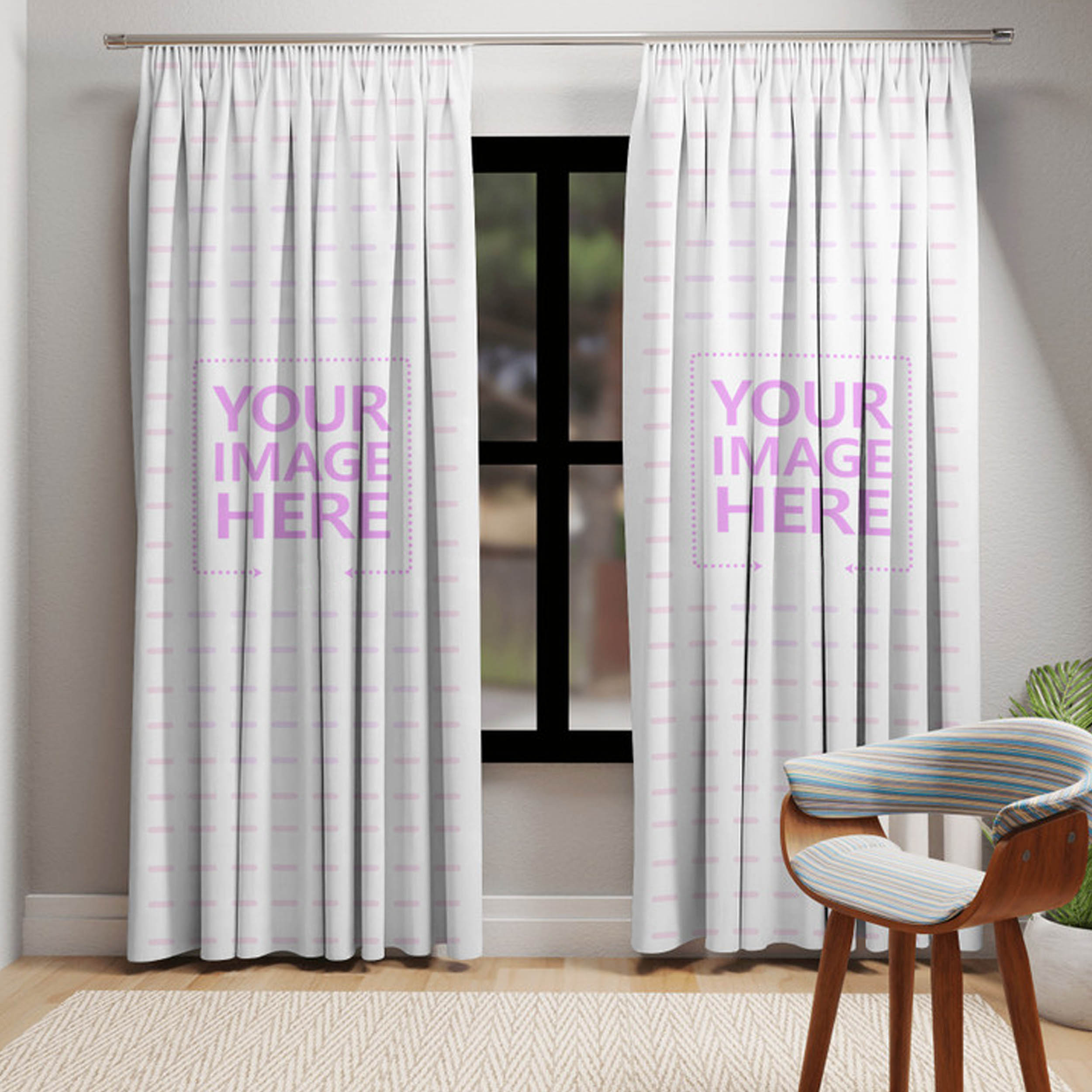 window Curtain Mockup 2