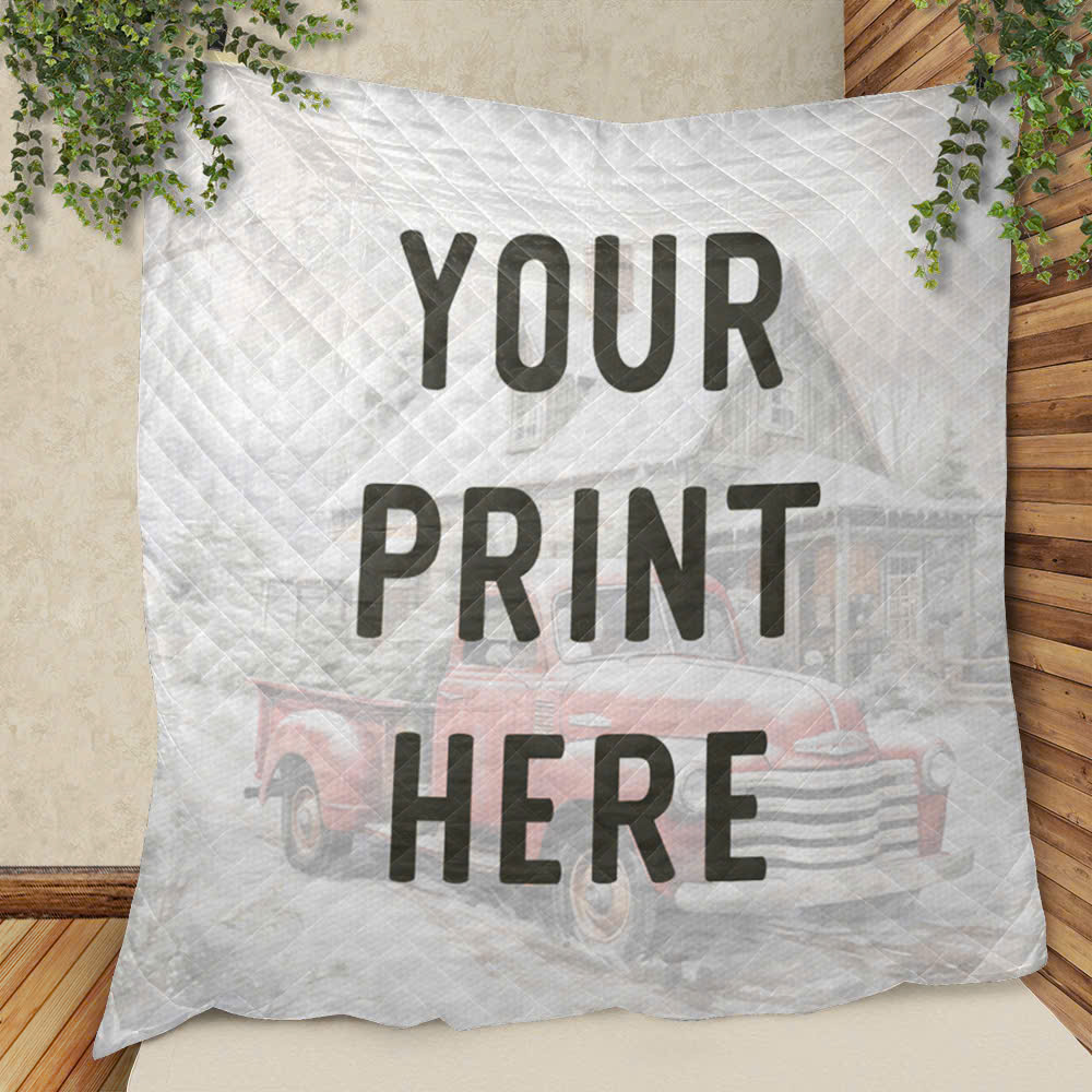 Customize Christmas Stylish Quilt Blanket Home Decor Best Xmas Gift For Friends CB1