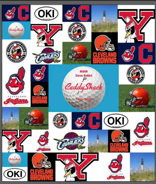 Custom Youngstown State University Cleveland Browns Cleveland Cavaliers & Oak Island 2 Quilt Blanket